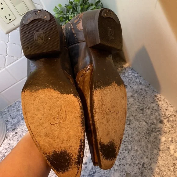 Dan Post Two-Tone Western Boots - Picture 7 of 8